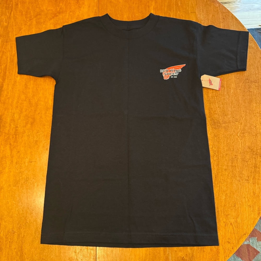 Red Wing Shoes Black Men's T-Shirt